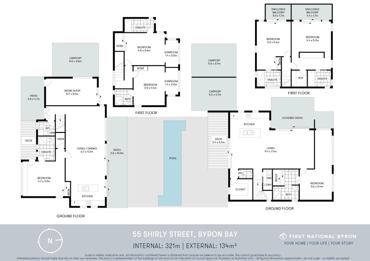 Aaman & Cinta Luxury Villas 바이런베이 외부 사진